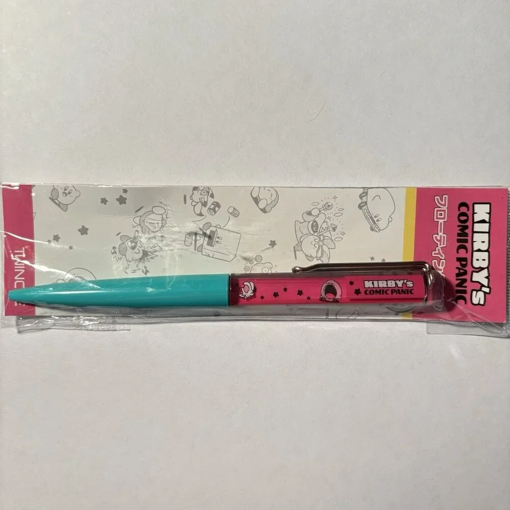 Nintendo Kirby's Comic Panic Floaty Pen Video Game Promo Japan